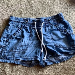 Blue shorts